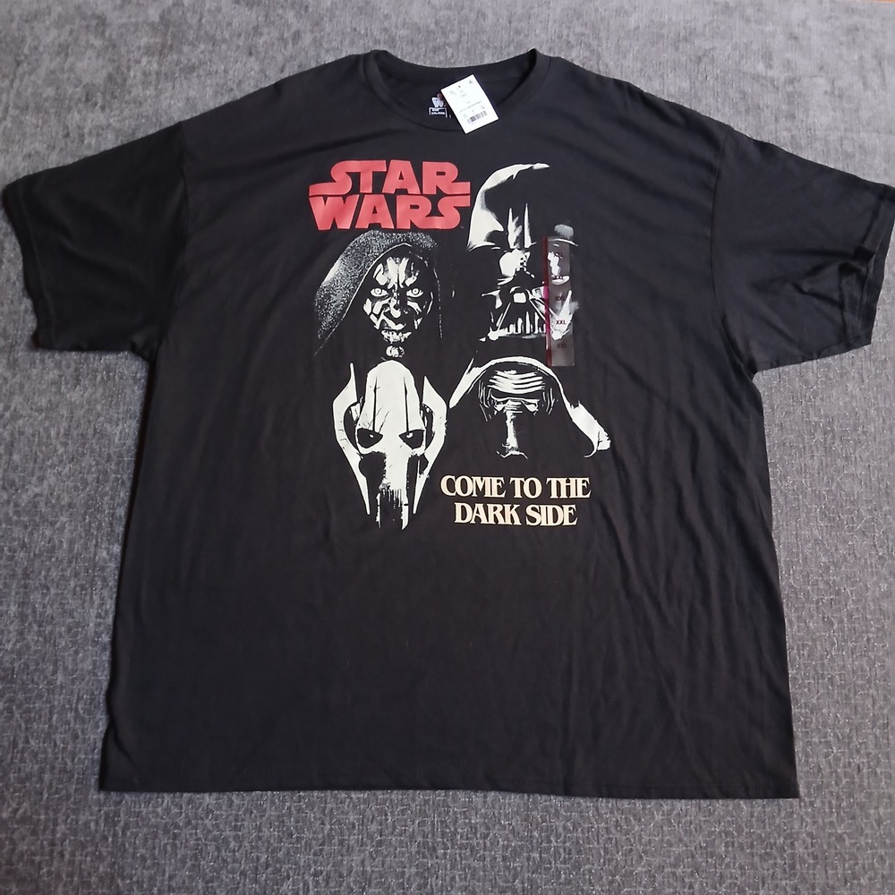Star Wars Mad Engine Dark Side Villains Graphic T-Shirt Black XXL New! NWT